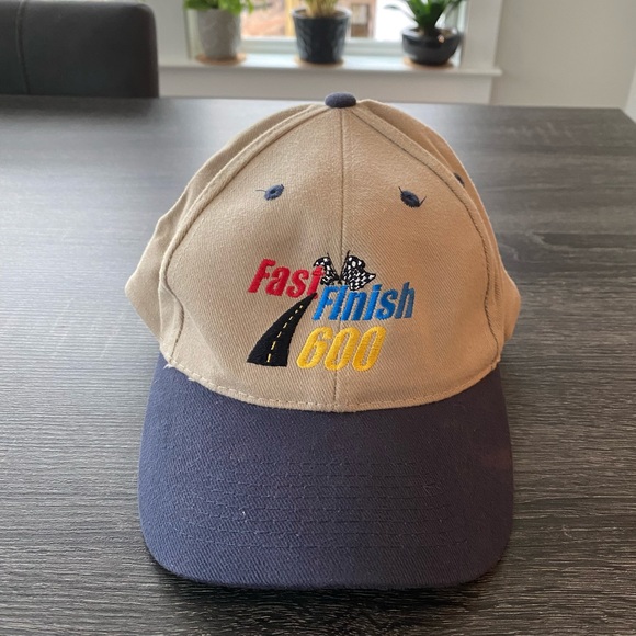 Fast Finish 600 Race Komatsu Reman N.A. Baseball Cap Hat Toppers - Picture 2 of 7